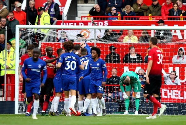 De Gea made a mistake that caused MU to lose the victory against Chelsea 5