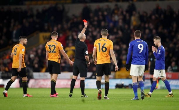 VAR came into play, Wolves shared points with Leicester's 10 men 6