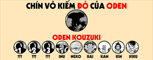 One Piece 920: 9 Legendary Samurai known as the `Red Swords` of the Oden period, who are they? 1